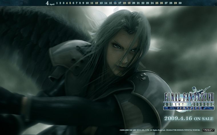 Final Fantasy, Final Fantasy VII Advent Children, Sephiroth - desktop wallpaper