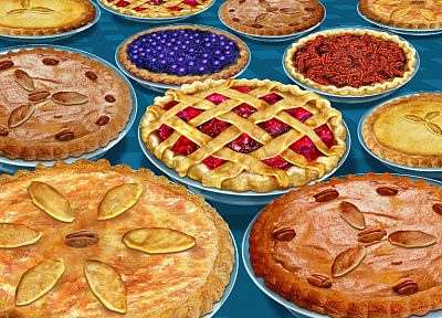 fruits, food, desserts, pie, apple pie, pies - desktop wallpaper