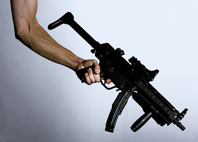 guns, weapons, MP5 - random desktop wallpaper