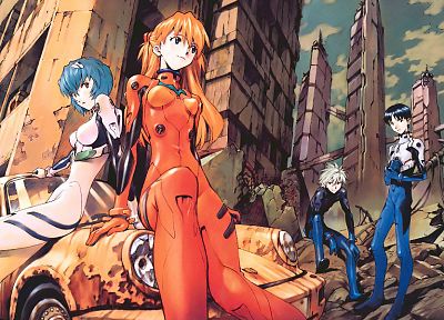 Ayanami Rei, Neon Genesis Evangelion, Ikari Shinji, Kaworu Nagisa, Asuka Langley Soryu - related desktop wallpaper