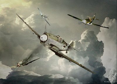 aircraft, dogfight - random desktop wallpaper