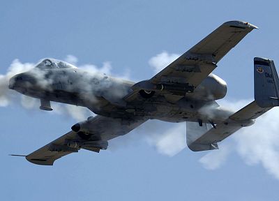 aircraft, military, Warthog, A-10 Thunderbolt II - random desktop wallpaper