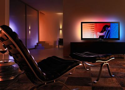 TV, couch, home, interior, Philips, interior design - random desktop wallpaper