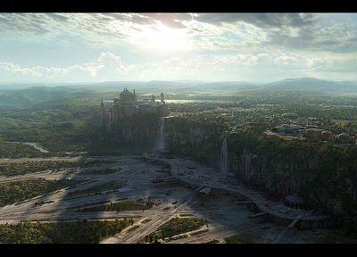 Star Wars, fantasy, landscapes, Naboo, realistic, Theed - related desktop wallpaper