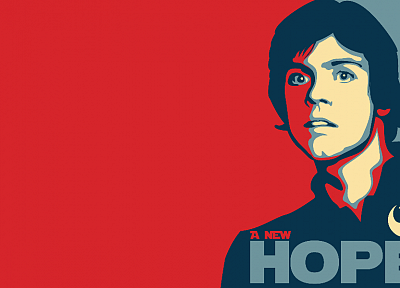 Star Wars, hope, Luke Skywalker, parody, simple background - related desktop wallpaper