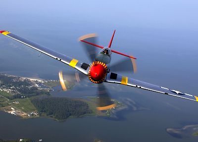 aircraft, P-51 Mustang - random desktop wallpaper
