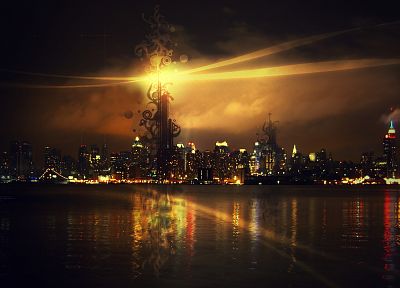 cityscapes, architecture, buildings, photo manipulation - related desktop wallpaper