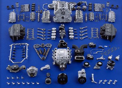 engines, supercharged, Mercedes-Benz, Mercedes-Benz SLR McLaren, Aluminum - random desktop wallpaper