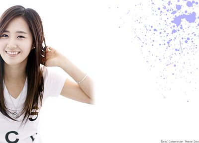 women, Girls Generation SNSD, Asians, Korean, Kwon Yuri, K-Pop, simple background - desktop wallpaper