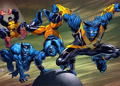 comics, X-Men, Marvel Comics, Hank McCoy (Beast) - desktop wallpaper