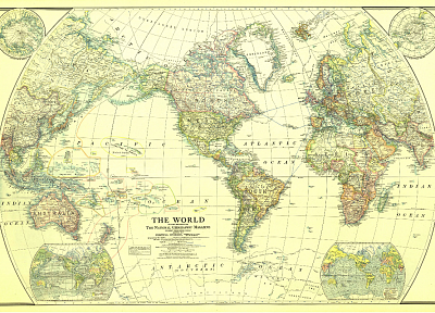 National Geographic, world map - related desktop wallpaper