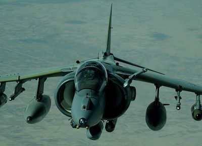 aircraft, harrier, vehicles, AV-8B Harrier - random desktop wallpaper