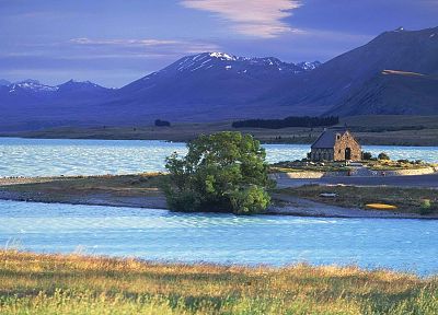 islands, shepherd, churches, New Zealand, south - desktop wallpaper