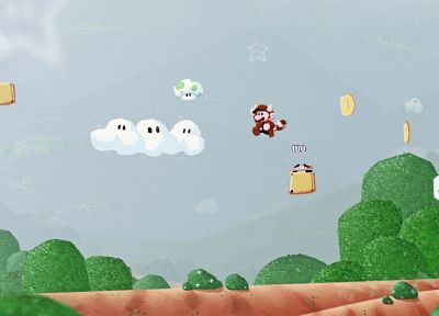 Nintendo, Mario Bros, Super Mario Bros. - desktop wallpaper