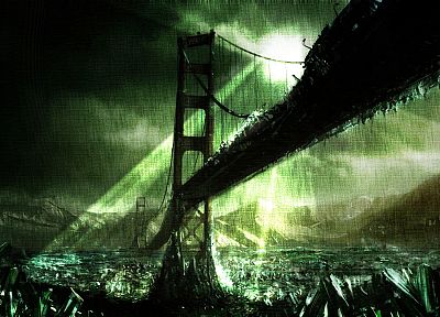bridges, apocalypse, abandoned - random desktop wallpaper