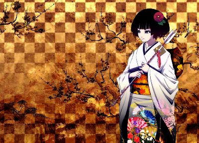 geisha, Japanese clothes, anime girls - random desktop wallpaper