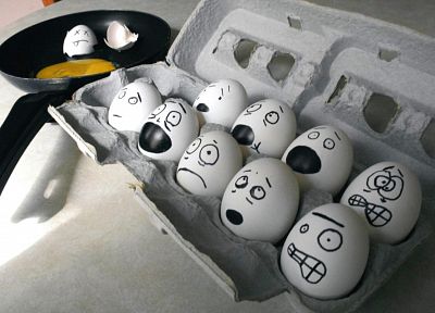 eggs, food, groups, kitchen, animation, murder, satire, drawings, emoticons, fun, fried eggs - related desktop wallpaper