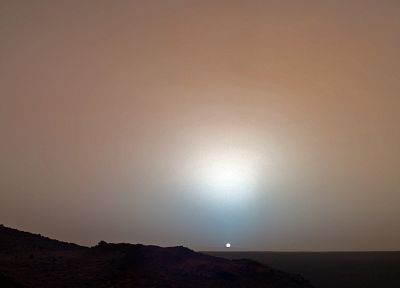 sunset, Mars - desktop wallpaper