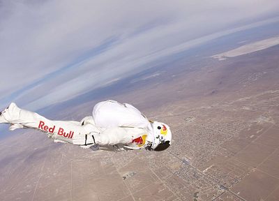 suit, Red Bull, Felix Baumgartner, Red Bull Stratos, stratos - random desktop wallpaper