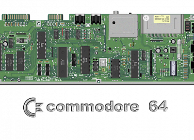 Commodore, computers history, microchip - random desktop wallpaper