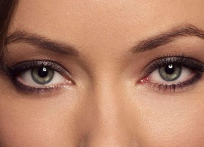 women, close-up, eyes, actress, models, Olivia Wilde, celebrity - random desktop wallpaper