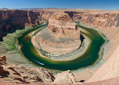 landscapes, Arizona, Grand Canyon, horseshoe bend, rivers, rock formations, Colorado River - random desktop wallpaper