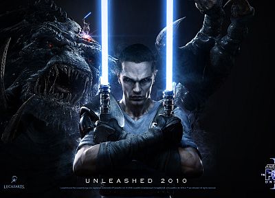 Star Wars, video games, lightsabers, unleashed, Starkiller, The Force Unleashed - desktop wallpaper
