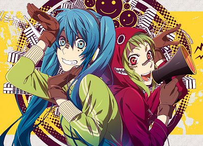 Vocaloid, Hatsune Miku, Megpoid Gumi, Matryoshka - desktop wallpaper