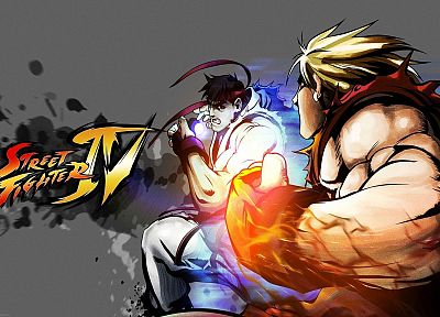 Street Fighter, Ryu, Ken - random desktop wallpaper