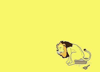 minimalistic, kittens, lions - random desktop wallpaper