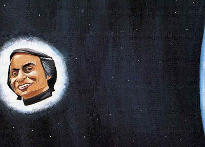 Carl Sagan - random desktop wallpaper