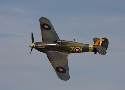 aircraft, military, World War II, Hawker Hurricane - related desktop wallpaper