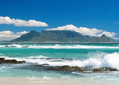 South Africa, Africa, Cape Town, Table Mountain - random desktop wallpaper