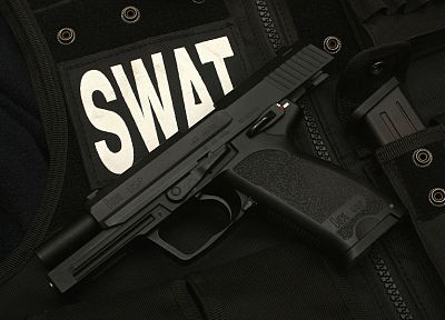 guns, SWAT, weapons, USP, handguns, .45 cal - related desktop wallpaper
