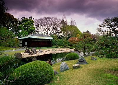 Japanese gardens - duplicate desktop wallpaper