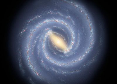 outer space, galaxies - desktop wallpaper