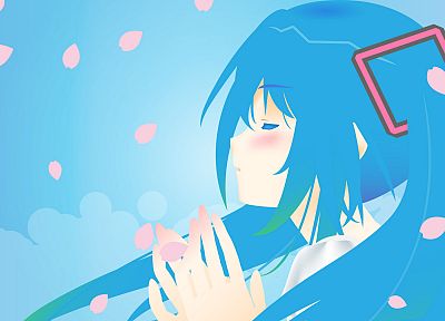 Vocaloid, Hatsune Miku, twintails - random desktop wallpaper