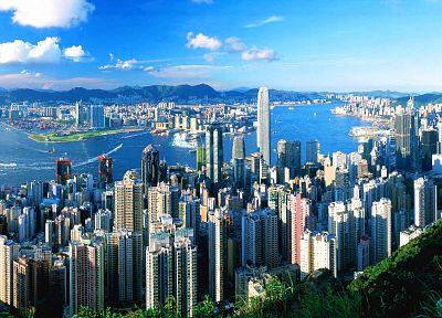 Hong Kong, city skyline, cities - random desktop wallpaper