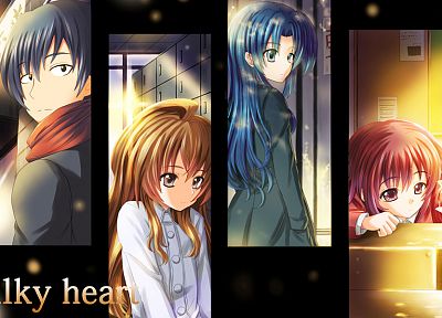 Aisaka Taiga, Kushieda Minori, Toradora, Kawashima Ami, Takasu Ryuuji - desktop wallpaper