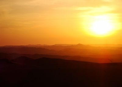 mountains, landscapes, Sun, horizon - desktop wallpaper