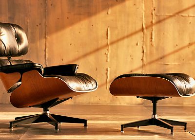 furniture, lounge chair, Eames Lounge - random desktop wallpaper