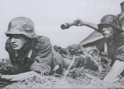 soldiers, World War II, historic - random desktop wallpaper