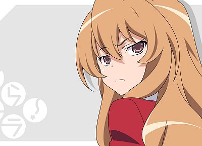 Aisaka Taiga, Toradora, anime, simple background, anime girls - desktop wallpaper