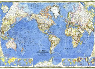 National Geographic, maps, world map - desktop wallpaper