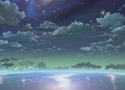 stars, Makoto Shinkai, 5 Centimeters Per Second - random desktop wallpaper