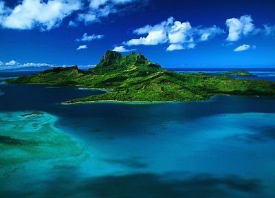 ocean, landscapes, nature, islands - duplicate desktop wallpaper