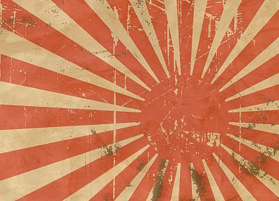 Japan, flags, Hi No Maru - random desktop wallpaper