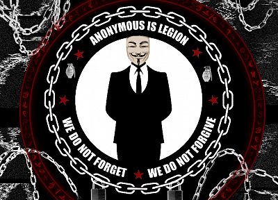 Anonymous, We are Legion - random desktop wallpaper