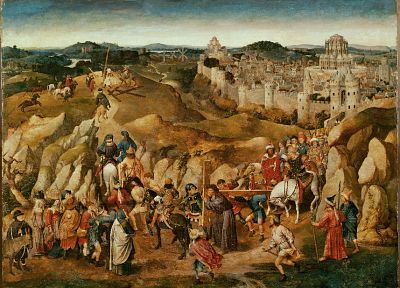 paintings, Jesus Christ, artwork, Jan van Eyck - related desktop wallpaper