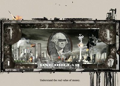 war, oil, money, World Trade Center, currency - random desktop wallpaper